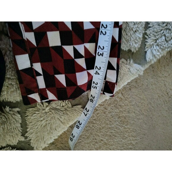 Travelers Collection By Chico's Geo Crepe Knit Ankle Pants Size 1 US M - Picture 11 of 11